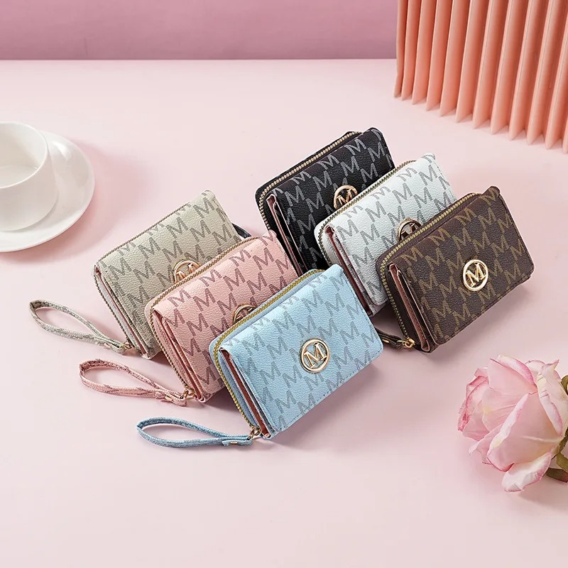Women Bags Accessories - Portefeuille à trois volets avec motif