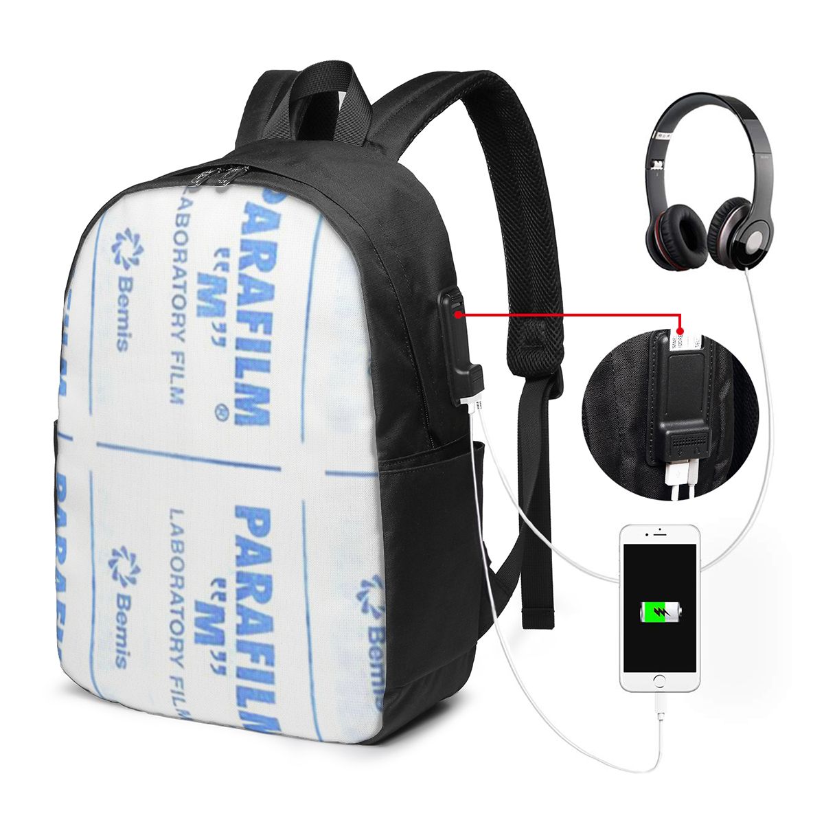 Womens Backpack - Parafilm est un sac à dos