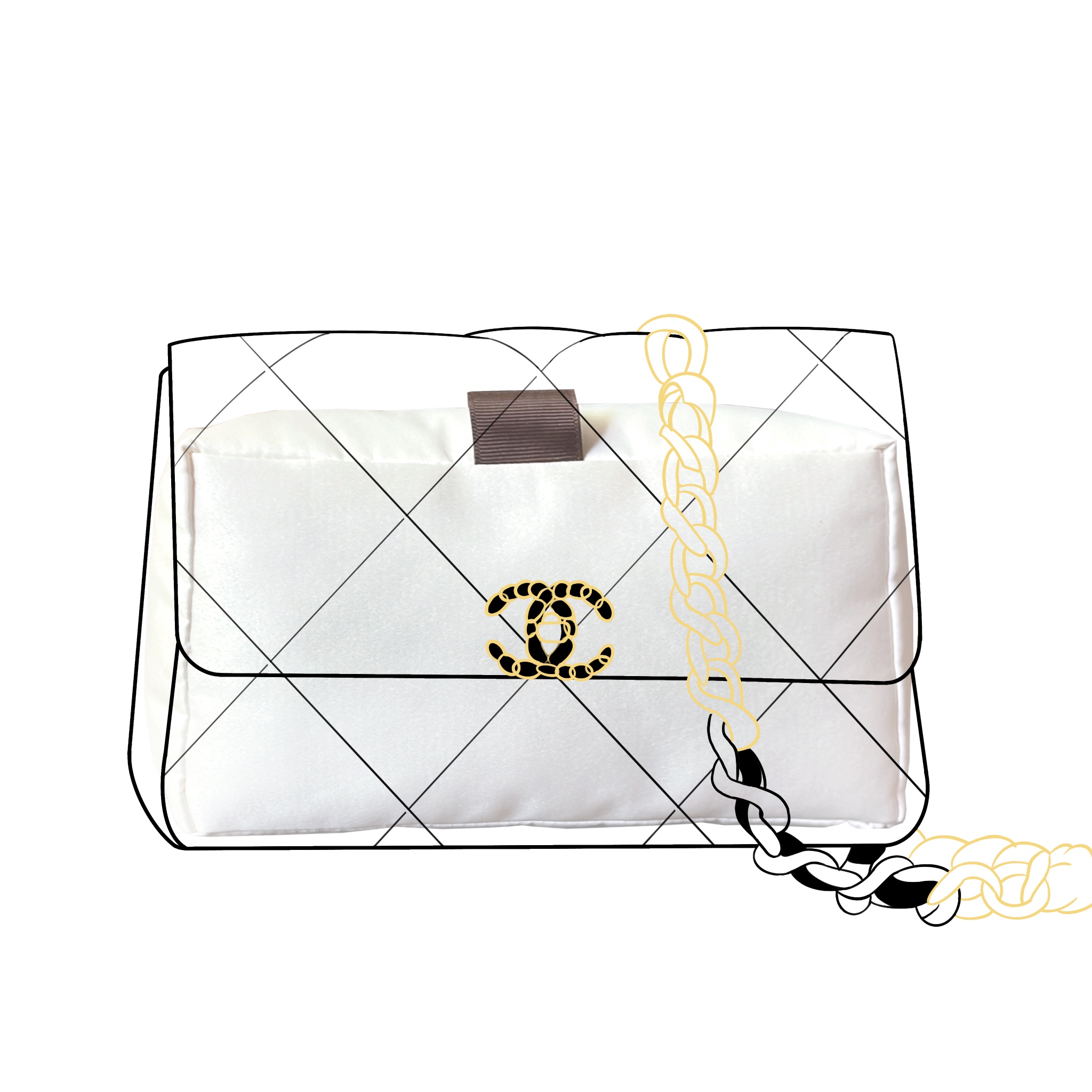 Women Bags Dior - Oreiller de sac à main Shaper