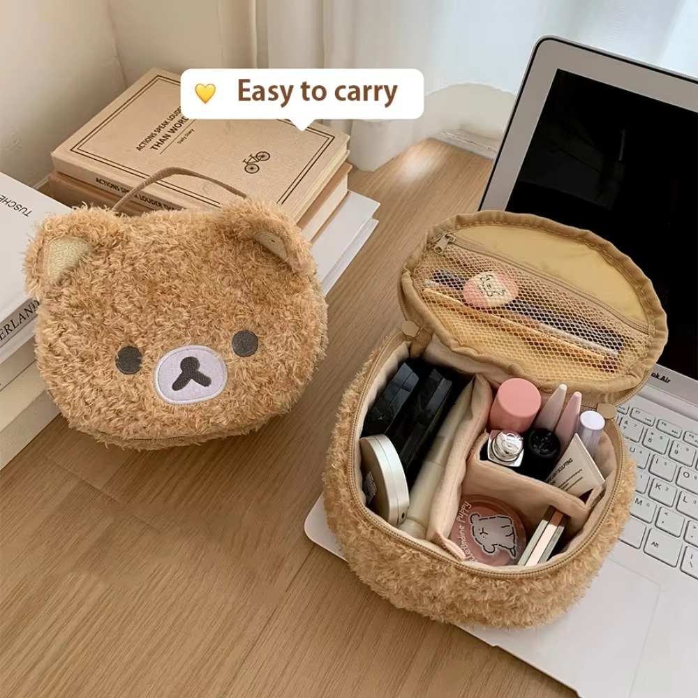 Women Bags Discount - Trousse de Maquillage en Peluche Ours