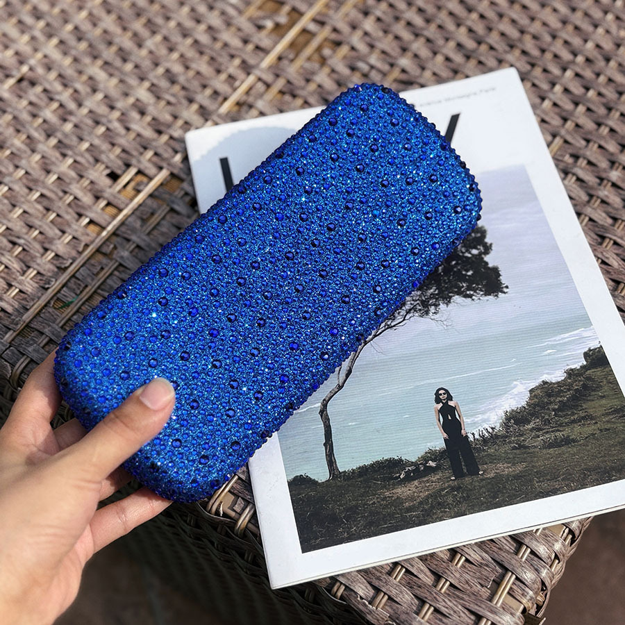 Women Handheld Bags - Sac boîte haut de gamme incrusté