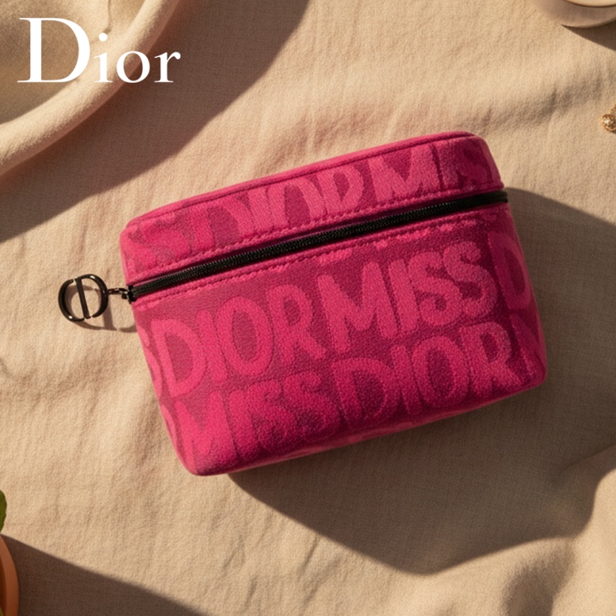 Women Bags Dior - Sac cosmétique rose de Dior pour