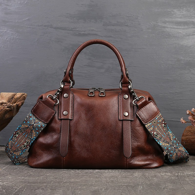 Doctor Bag Leather - Sac à main décontracté en cuir
