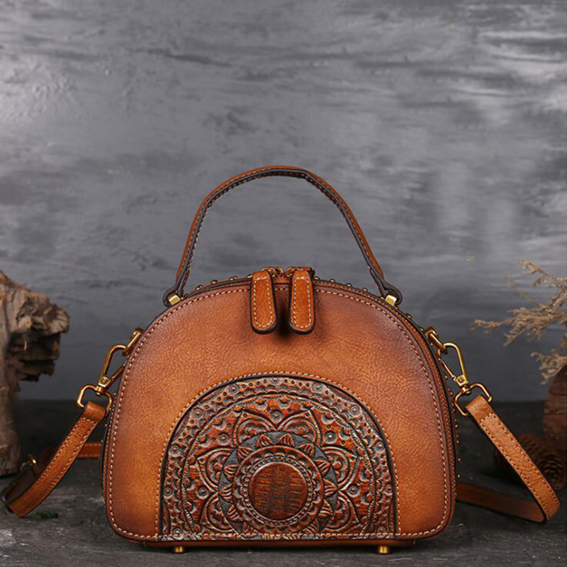 Doctor Bag Leather - Sac à bandoulière messager en cuir