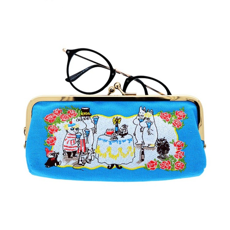 Women Handheld Bags - Sac à lunettes en toile de