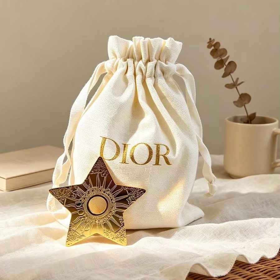 Women Bags Dior - Pochette à cordon en toile Off-White