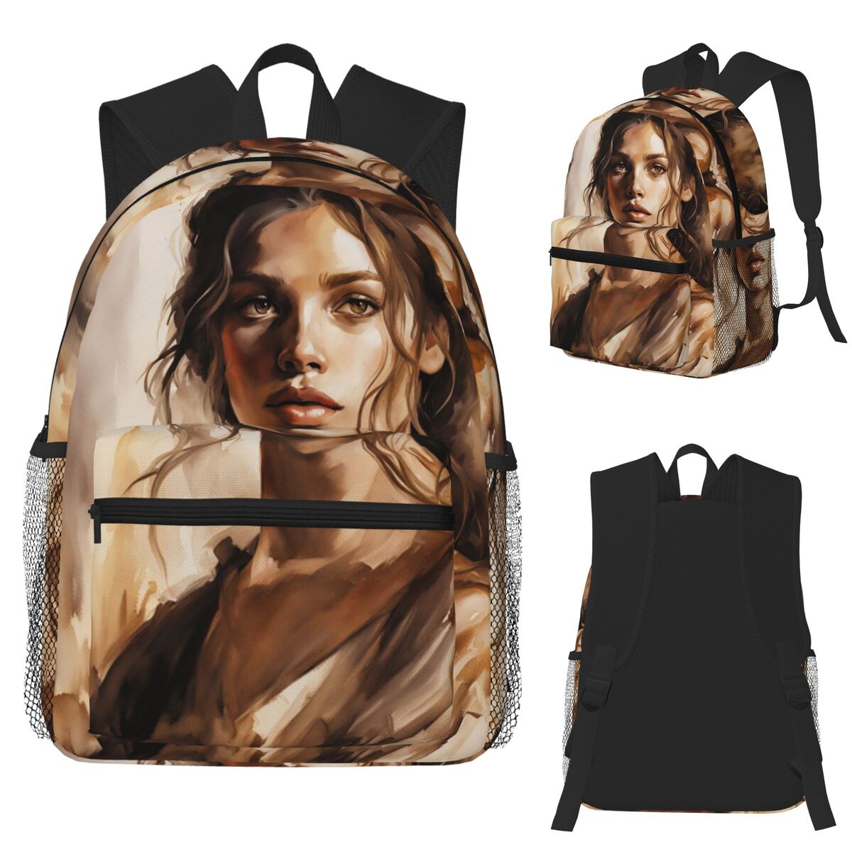 Women Bags Next - Fille à côté aquarelle peinture étudiant