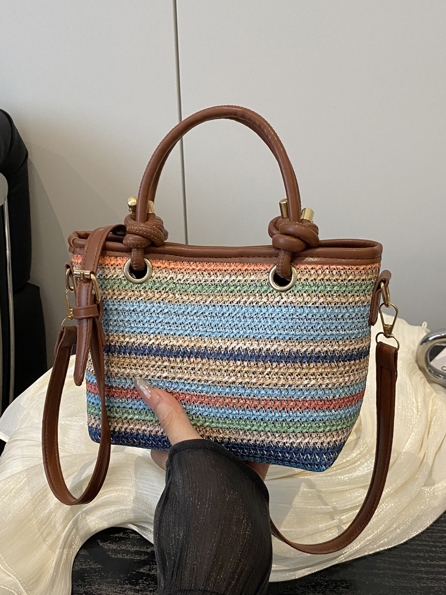 Sac tissé à la main pour femme - Women Handheld Bags avis et prix