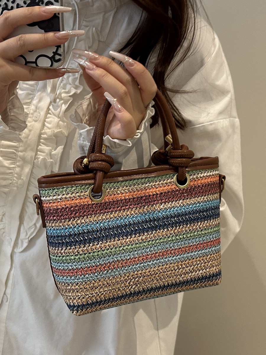 Sac tissé à la main pour femme - Women Handheld Bags avis et prix