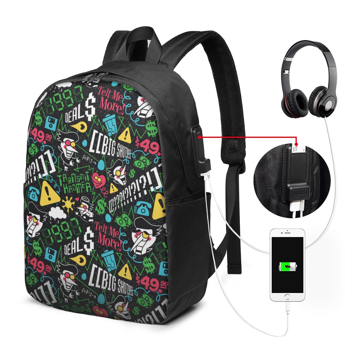 Deltarune SPAMTON G Sac à dos  - Womens Backpack avis et prix