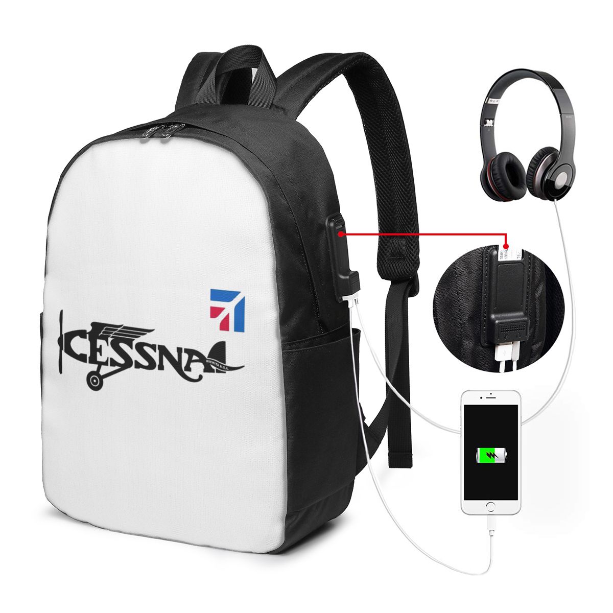 Sac à dos avec logo Cessna, sa - Womens Backpack avis et prix
