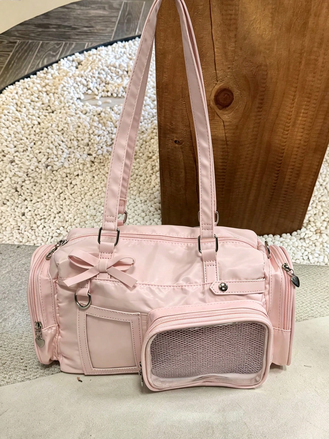 Sac fourre-tout rose style cor - Women Handheld Bags avis et prix