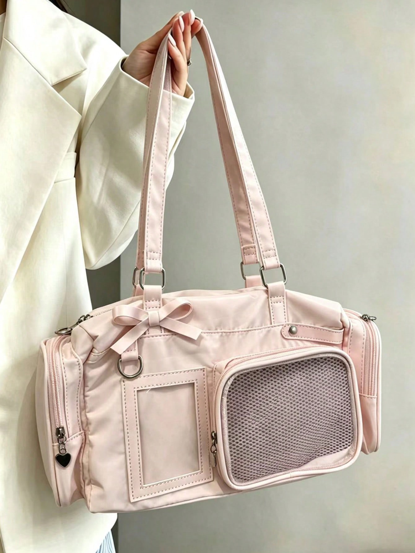 Sac fourre-tout rose style cor - Women Handheld Bags avis et prix
