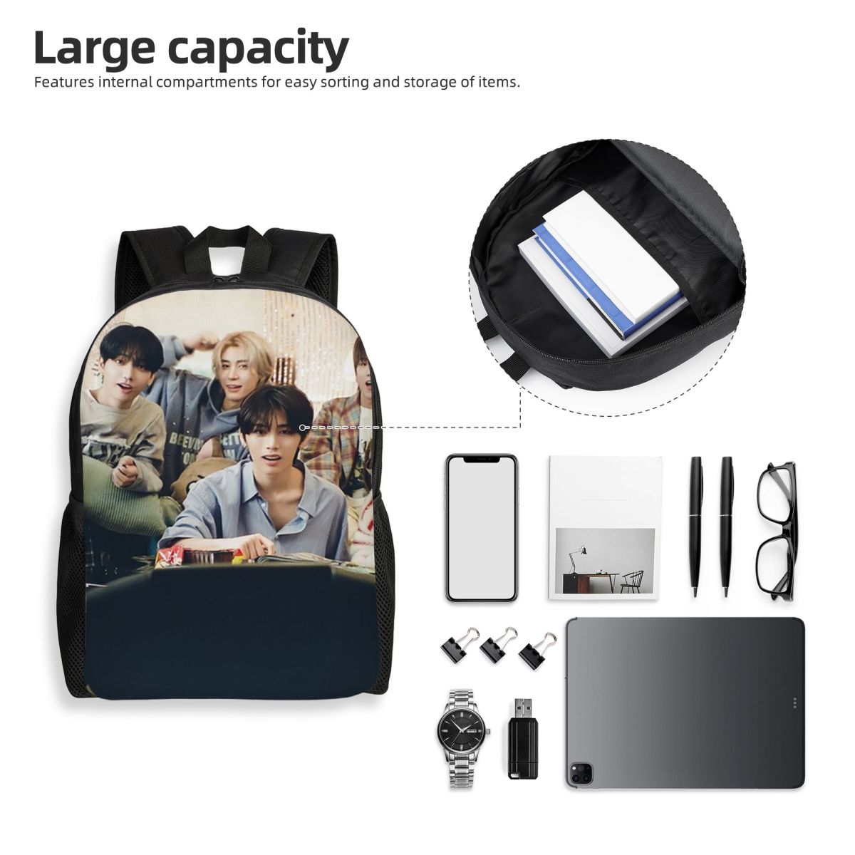 Sac à dos d'étudiant KPOP Boy  - Women Bags Next avis et prix