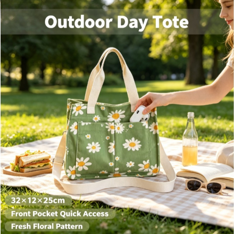 Sac écologique en velours côte - Women Handheld Bags avis et prix