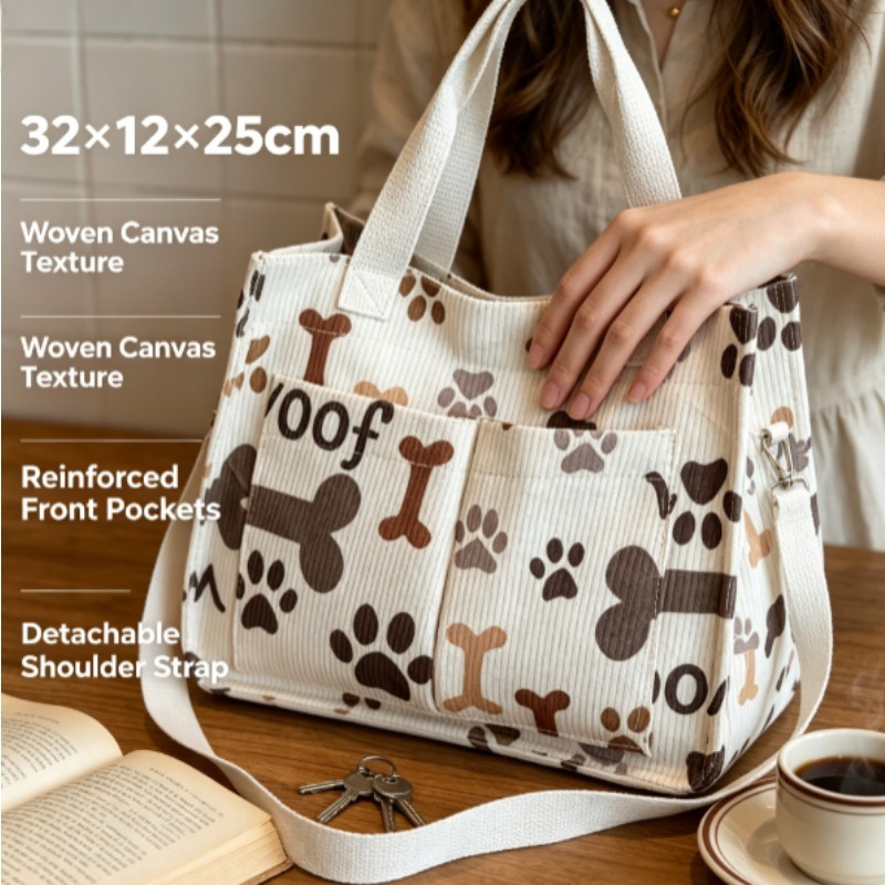 Sac écologique en velours côte - Women Handheld Bags avis et prix