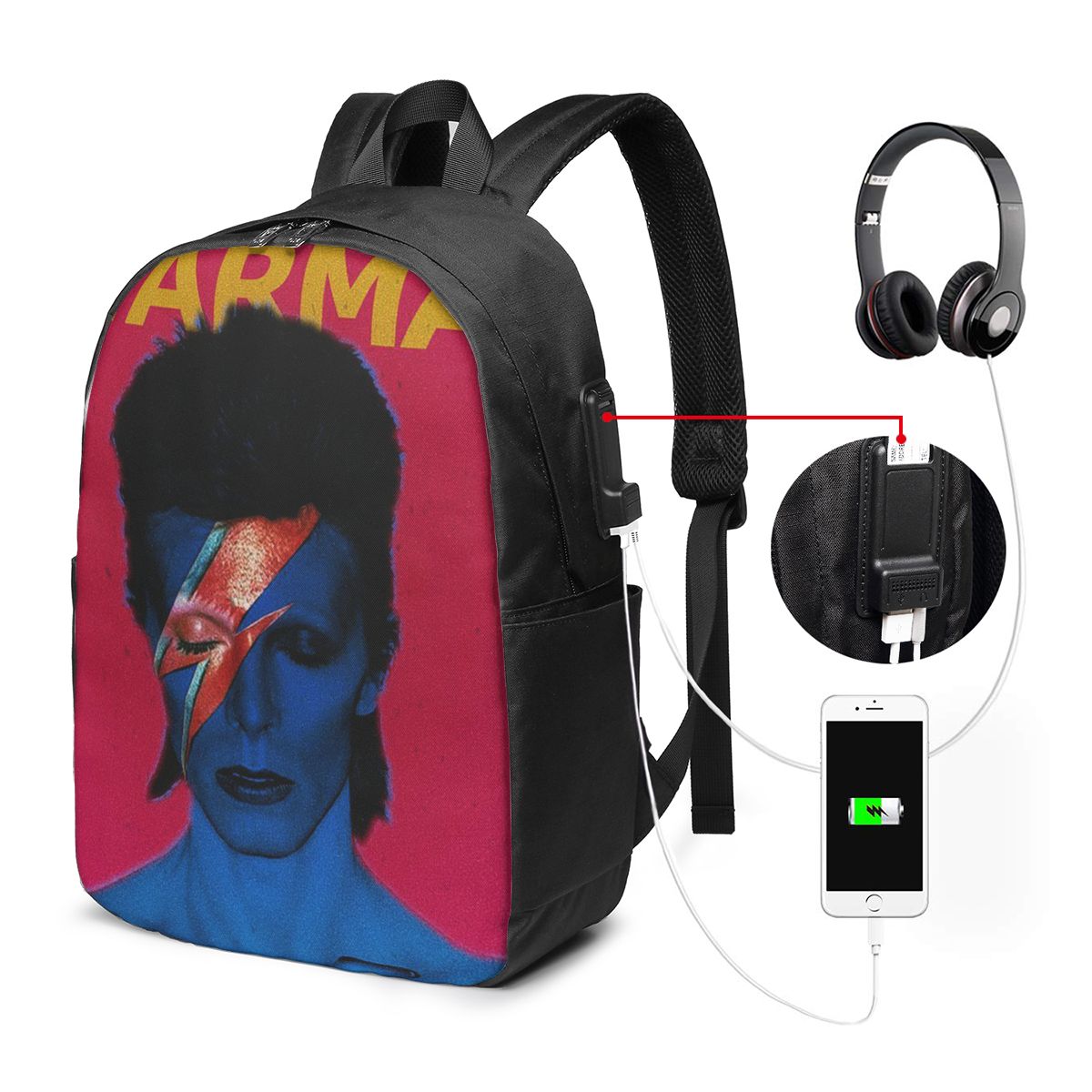 Sac à dos Davids Bowied, sac d - Womens Backpack avis et prix