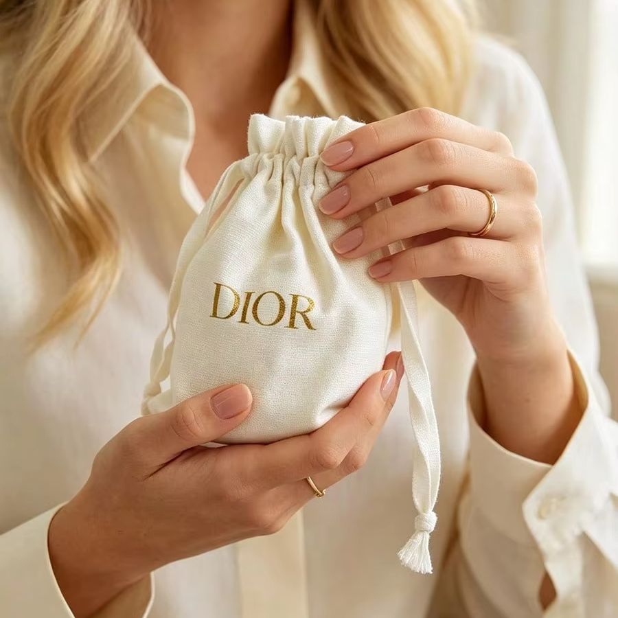 Pochette à cordon en toile Off - Women Bags Dior avis et prix