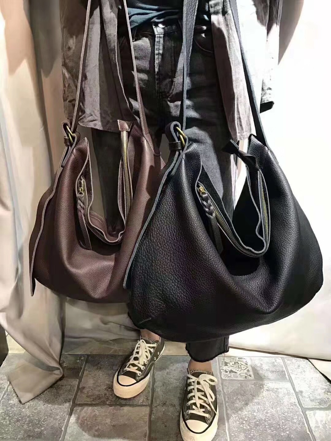 Sac à bandoulière en cuir véri - Doctor Bag Leather avis et prix