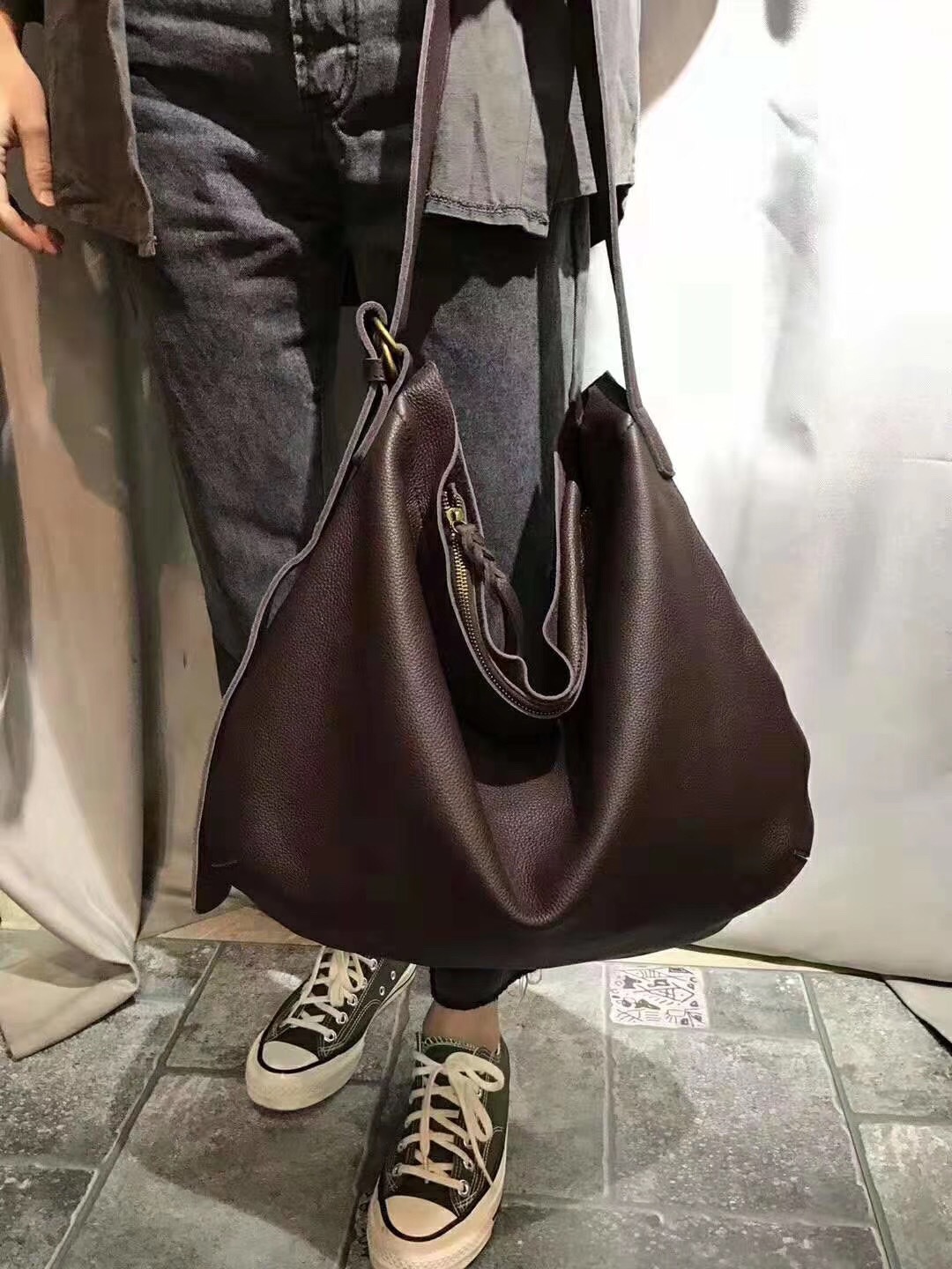 Sac à bandoulière en cuir véri - Doctor Bag Leather avis et prix