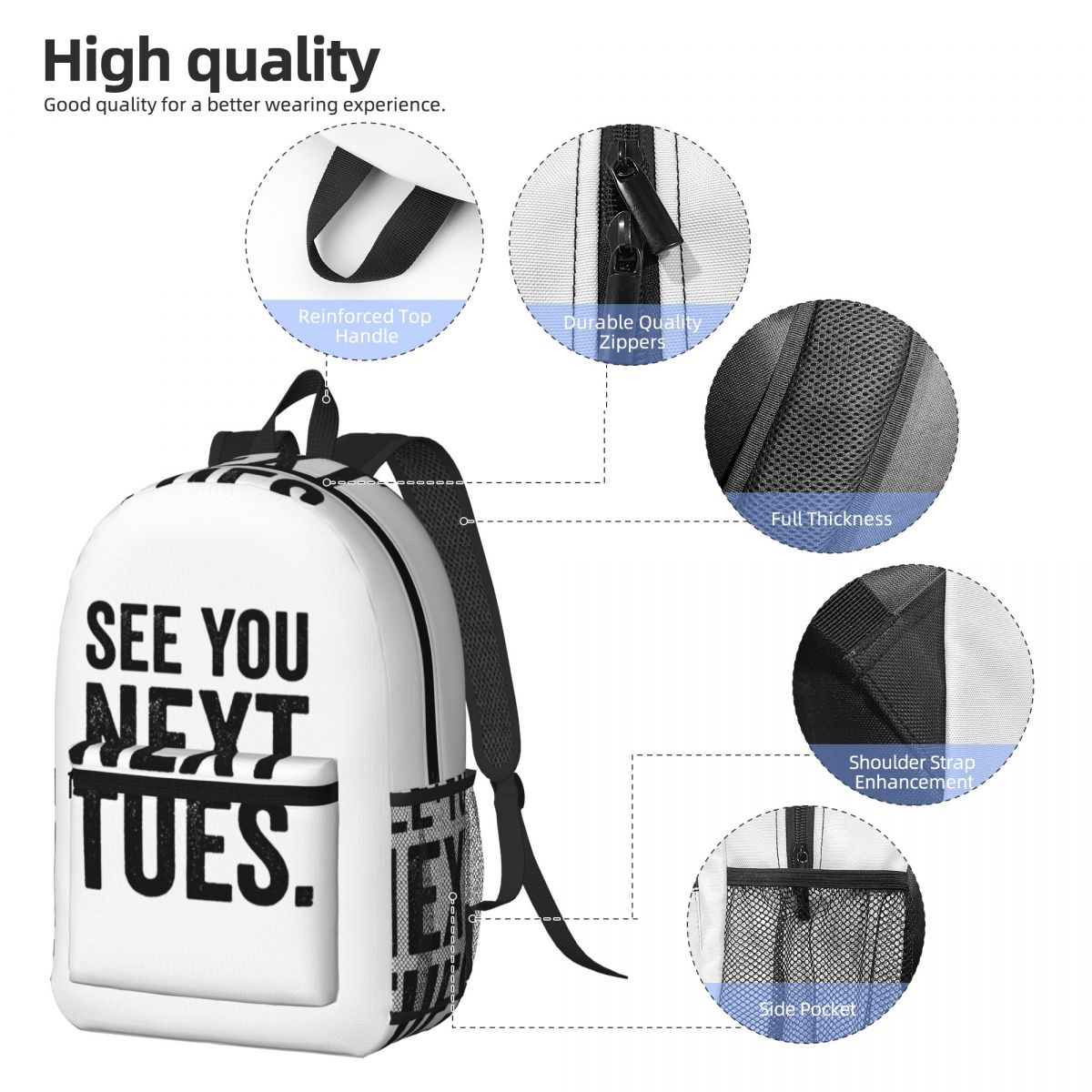 See You Next Tuesday Swearing  - Women Bags Next avis et prix