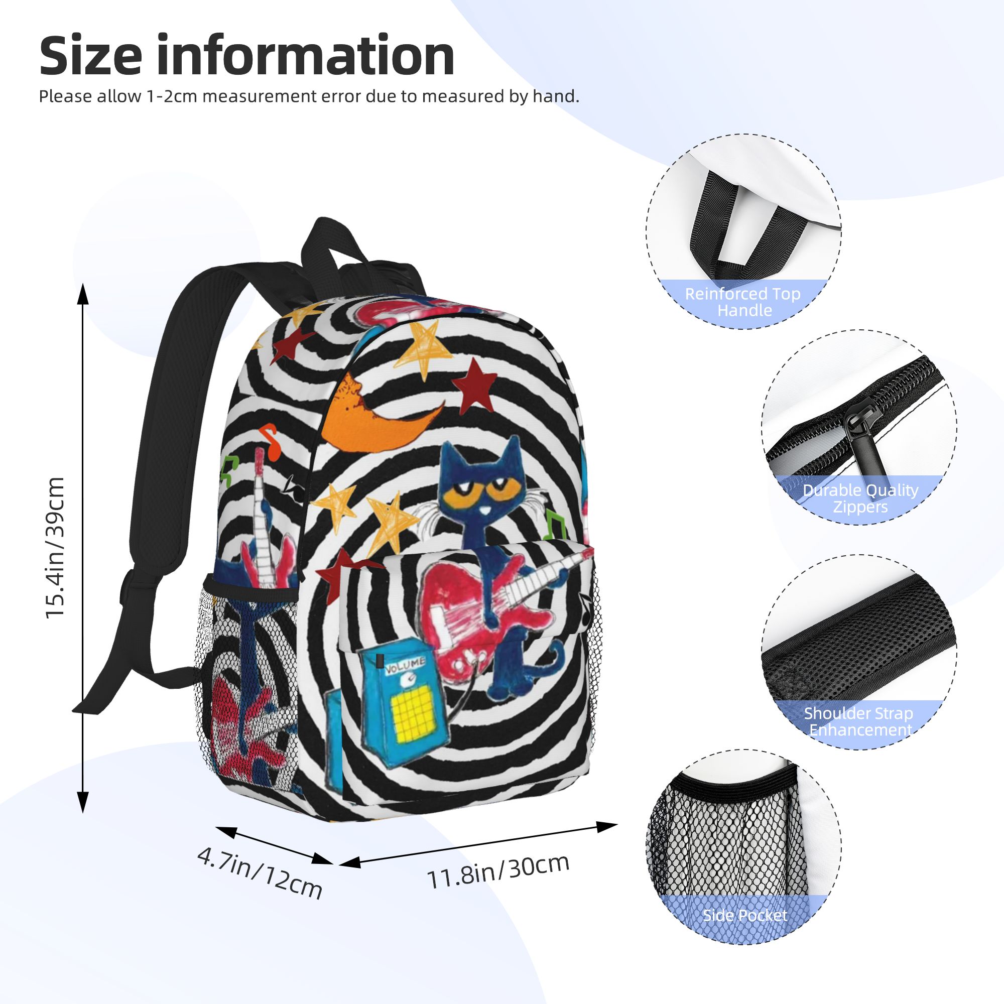Pete The Cat – sac à dos grand - Women Bags Discount avis et prix